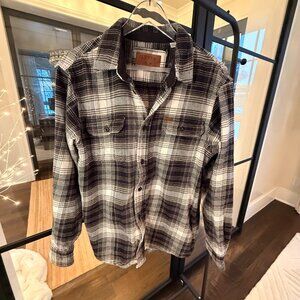 Orvis Classic Collection cotton plaid men's shirt Size M